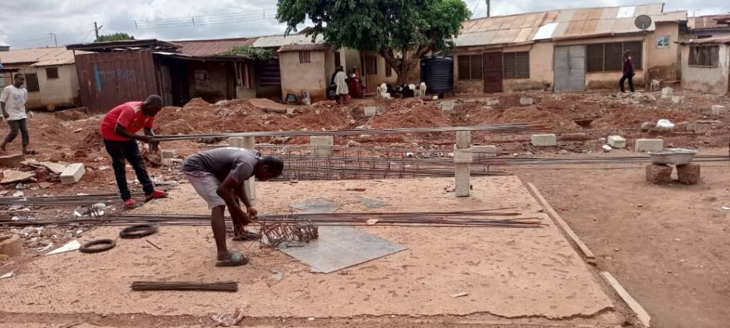 Sad Scenes As Work Begins At Tamale Central Clinic Project Site After MP’s Tragic Death