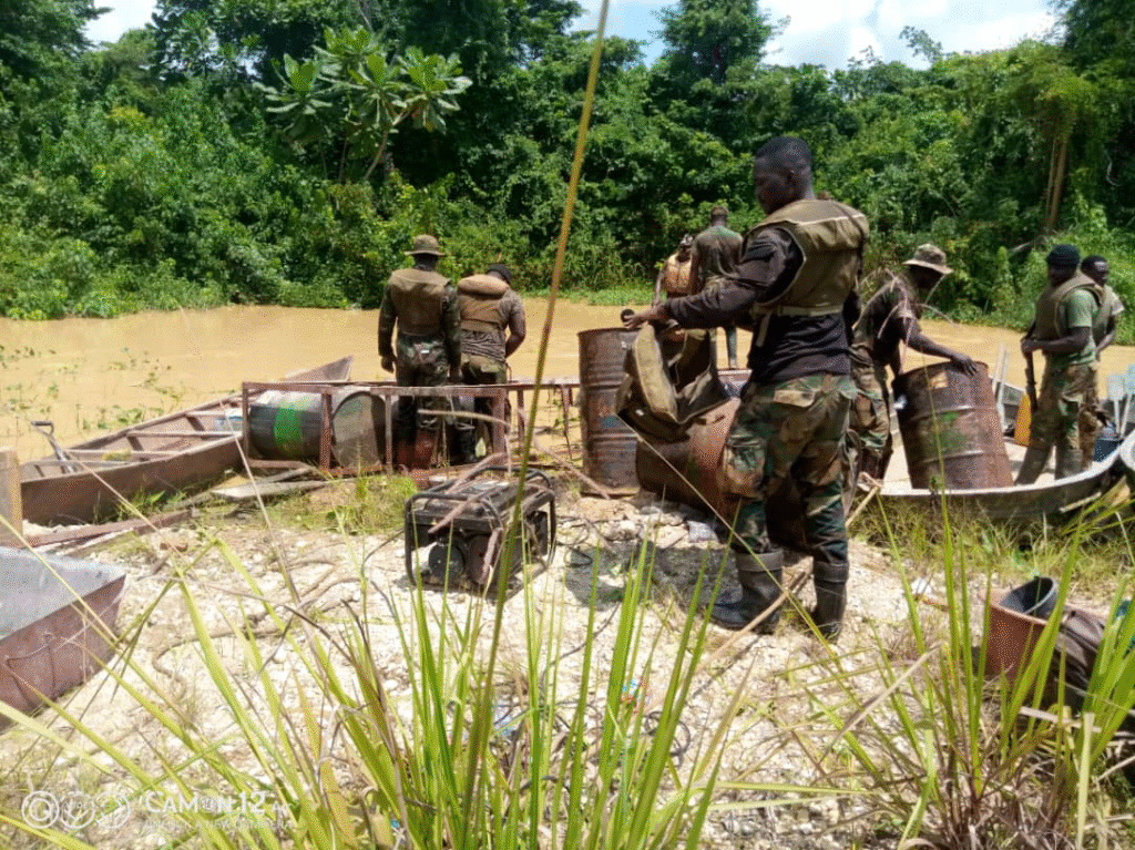 Military Takes Over Galamsey Fight