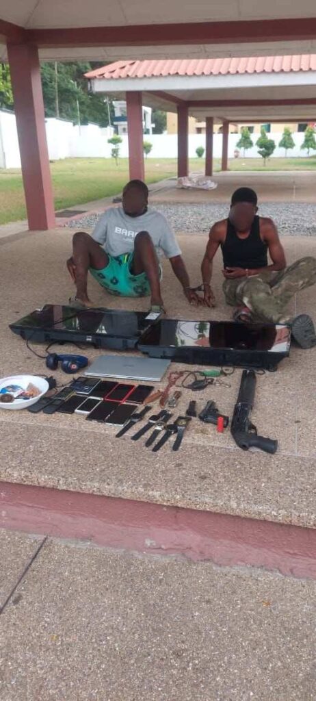 3 Arrested In Robbery Operation At Afienya, Guns Other Items Recovered
