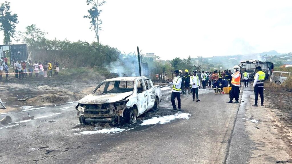 Accra-Nsawam Highway Blaze Caused By ‘Fuel Galamsey’