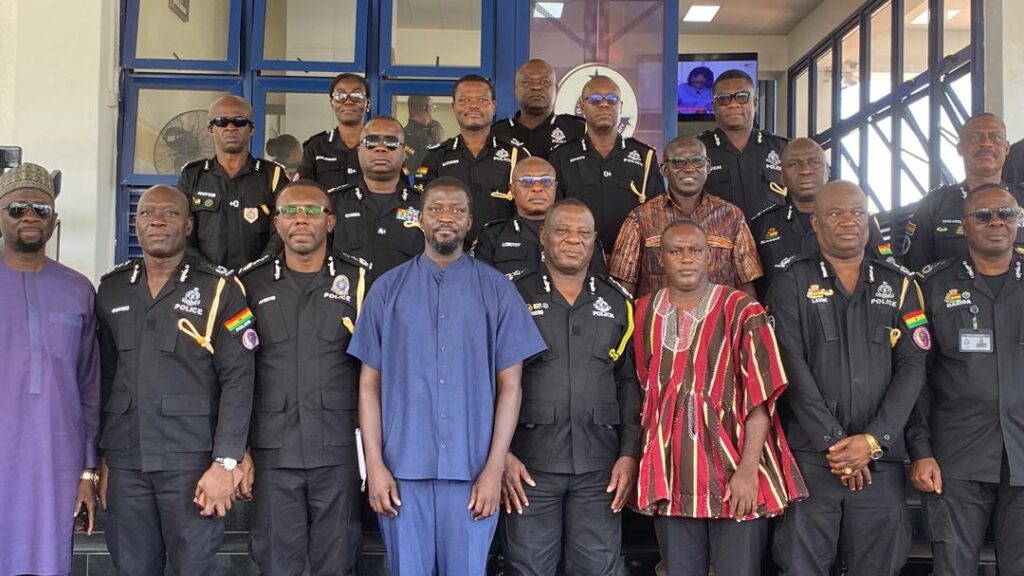 IGP Meets Ghanaian Visual Artist Ibrahim Mahama After Alleged Police Assault