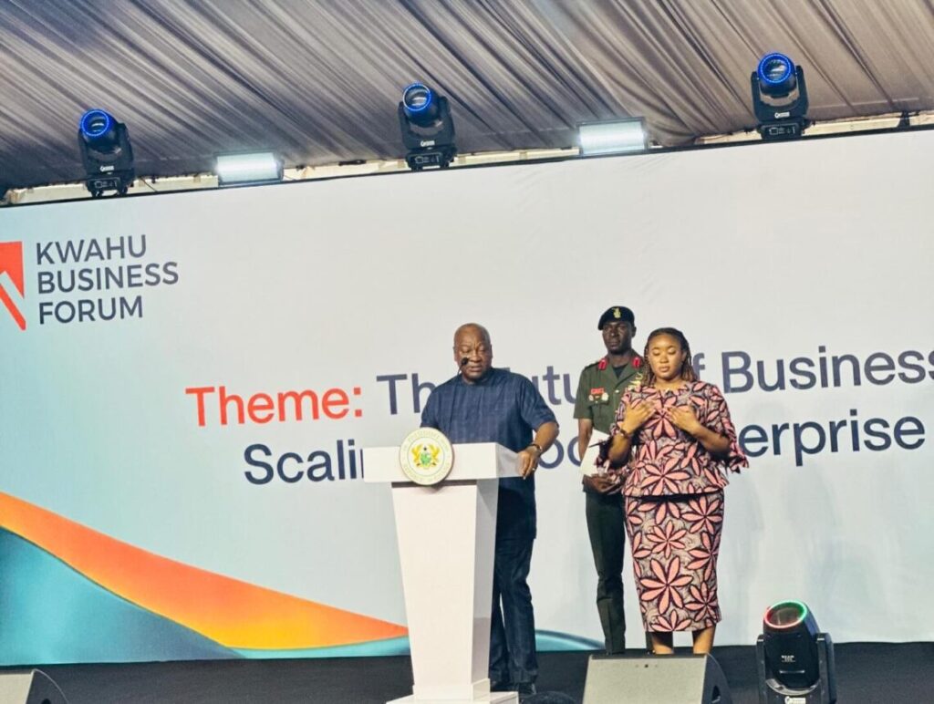 Mahama Touts Falling Lending Rates, Stable Cedi as Ghana’s Business Climate Rebounds