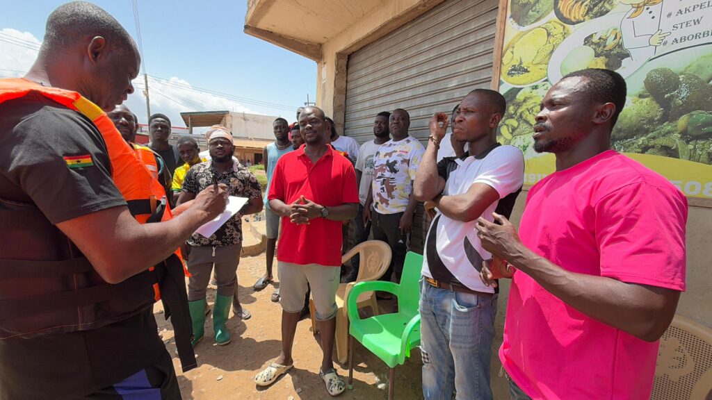 Marine Police Assess Flood Situation in Tetegu Communities Following Weija Dam Spillage