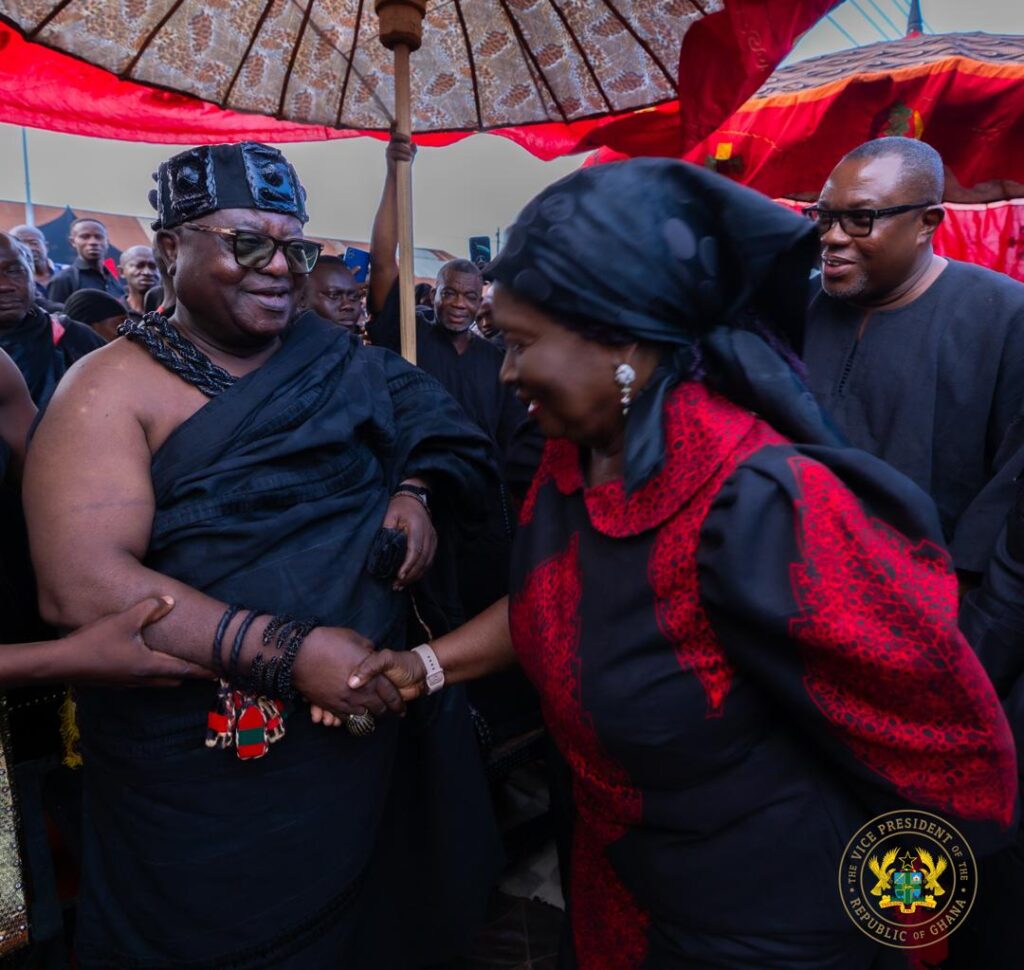 VP. Opoku-Agyemang Joins One Week Observance for Agogohene Nana Kwame Akuako Sarpong