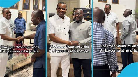 NPP Bigwigs Including Bawumia Spotted In Luxurious Cars Visiting Wontumi At Nsawam Prison