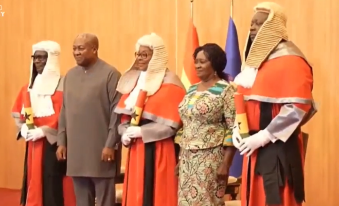 Mahama Swears In New Supreme Court Justices