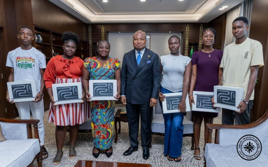 Ablakwa Honours Top WASSCE Performers from North Tongu with Laptops and Scholarships