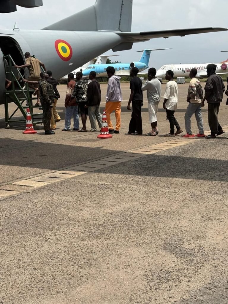 Ghana Repatriates 120 Trafficked Nigerian Nationals Rescued In #OperationCyberhunt